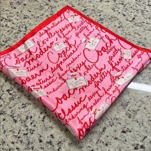 Coach 1941 Perfume Silk Vintage Scarf EUC